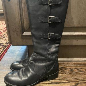 Ecco Black Leather Boots